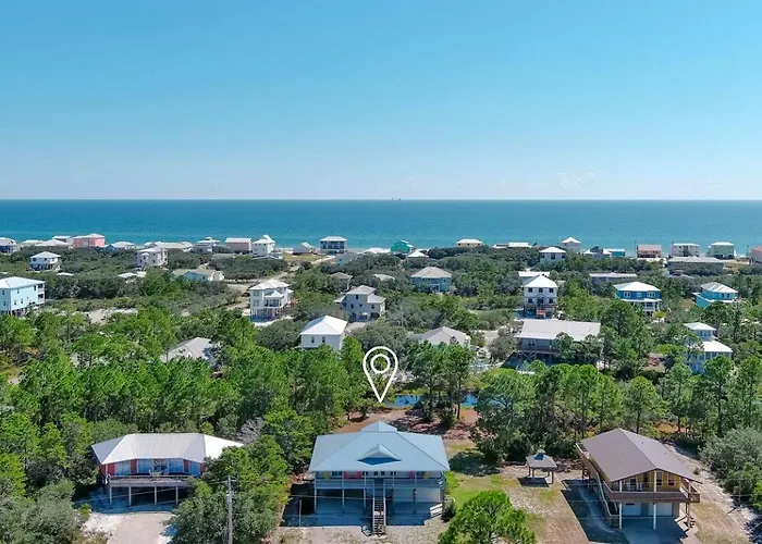 Charming Beachside With Private Patio & Dog-friendly Policy Near Surfside Shores, Gulf Shores, Al Gulf Shores