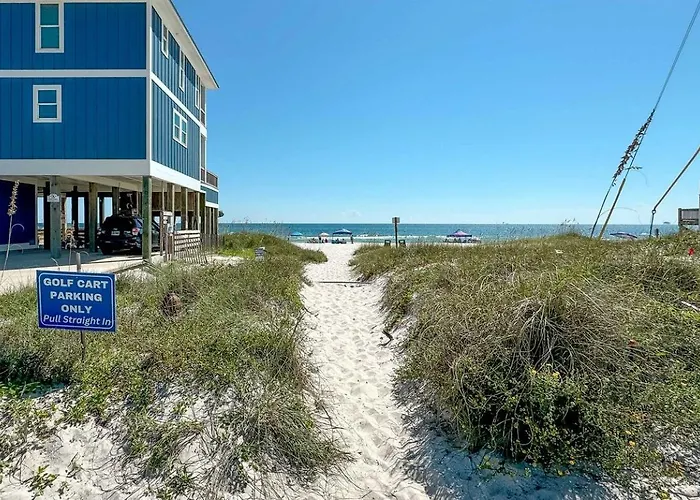 Charming Beachside With Private Patio & Dog-friendly Policy Near Surfside Shores, Gulf Shores, Al * Gulf Shores